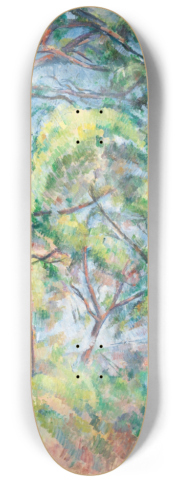 Paul Czanne - Sous-Bois 8.25 inch art skate deck
