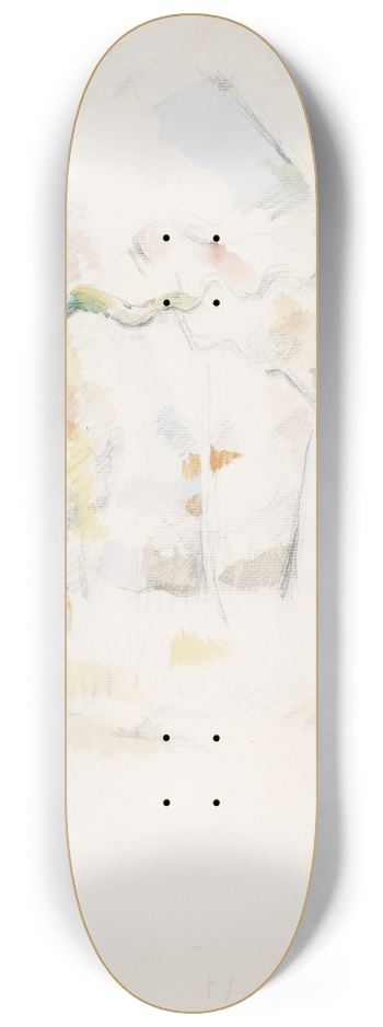 Paul Czanne - Sous-bois (Under the Trees) 8.25 inch art skate deck