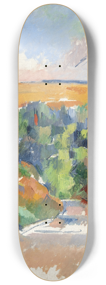 Paul Czanne - The Bend in the Road 8.25 inch art skate deck
