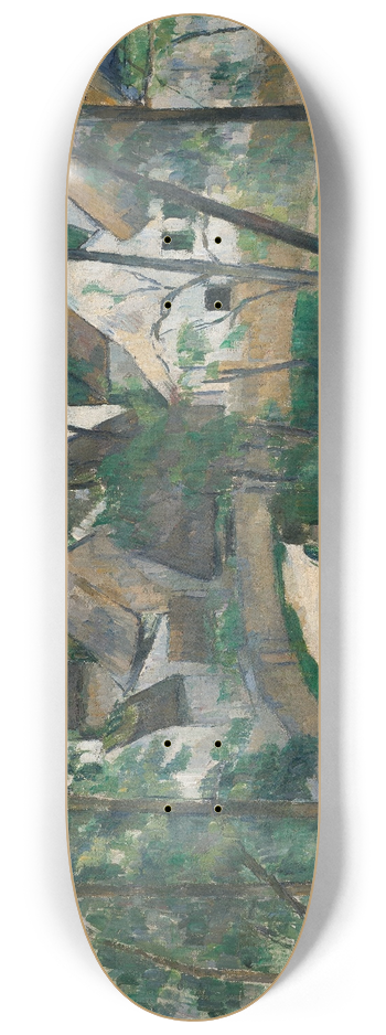 Paul Czanne - Turn in the Road 8.25 inch art skate deck