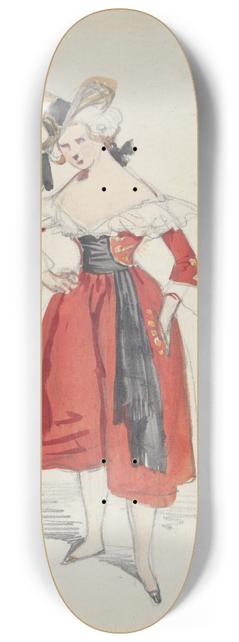 Paul Gavarni - Corsaire 8.25 inch art skate deck