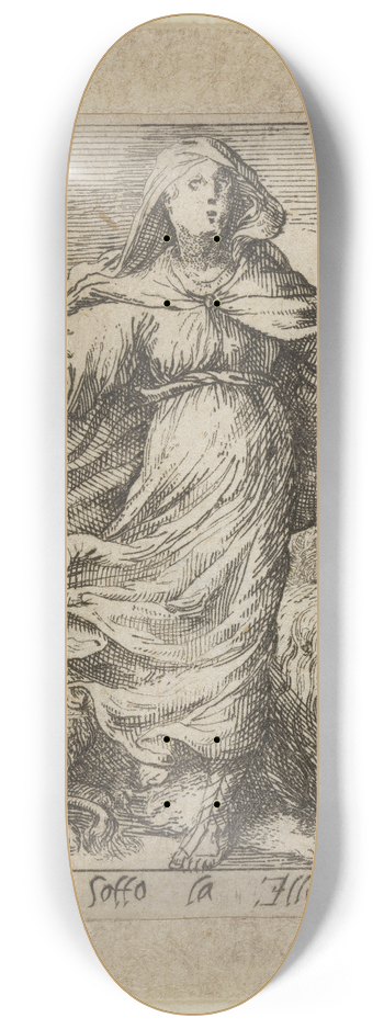 Johann Wilhelm Baur - Forza sottoposta alleloquenza 8.25 inch art skate deck