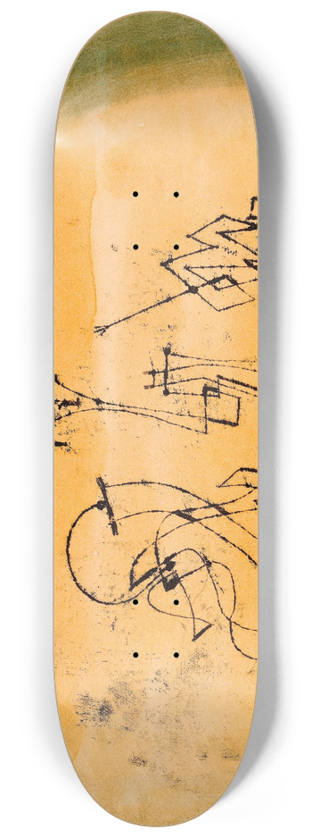 Paul Klee - Abstract Trio 8.25 inch art skate deck