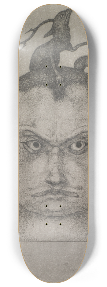 Paul Klee - Drohendes Haupt 8.25 inch art skate deck