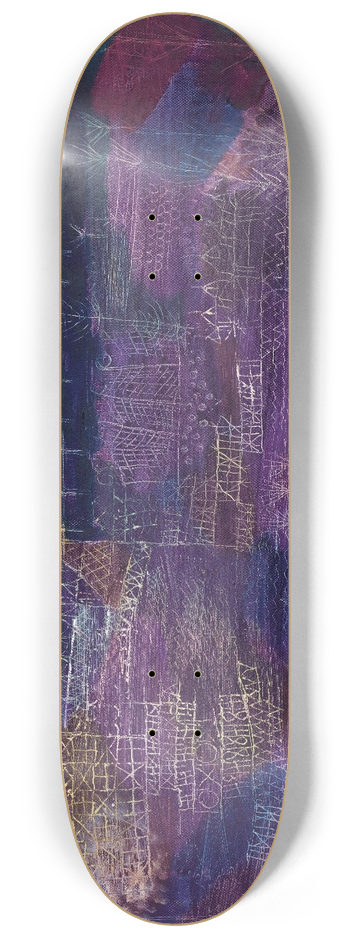 Paul Klee - Flussbaulandschaft 8.25 inch art skate deck