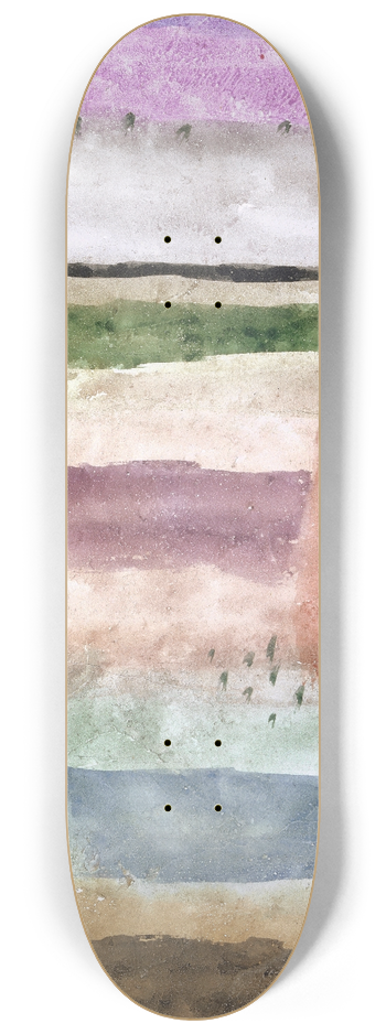 Paul Klee - Landscape with Poplars 8.25 inch art skate deck