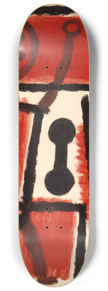 Paul Klee - locksmith 8.25 inch art skate deck