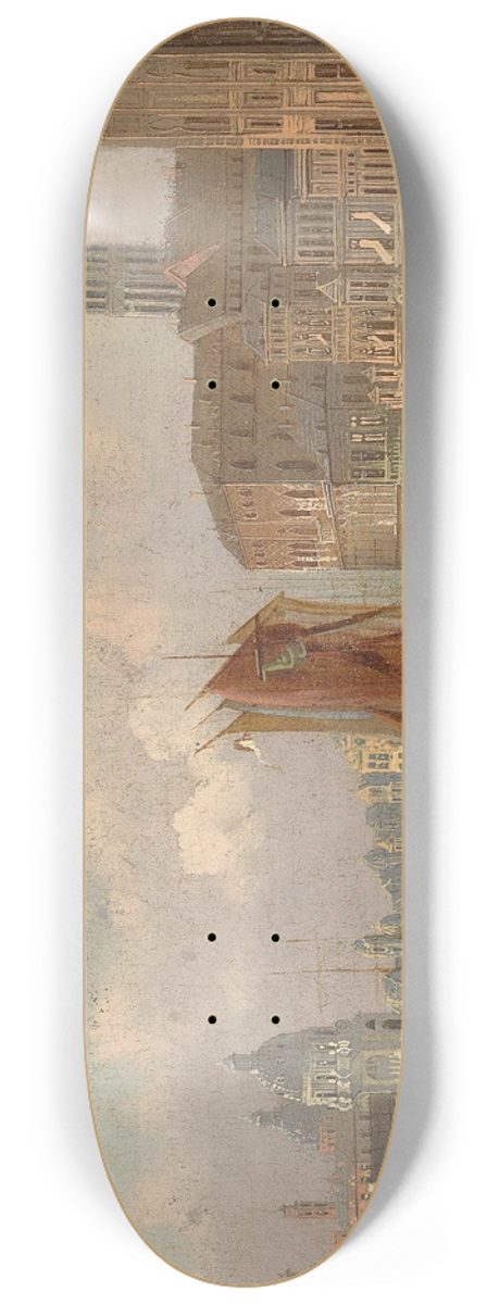 Johann Wilhelm Jankowski - Partie aus Venedig 8.25 inch art skate deck