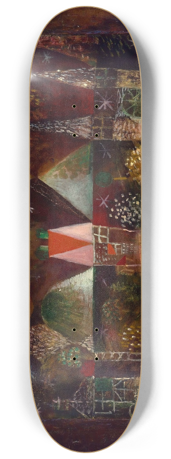 Paul Klee - Night Feast 8.25 inch art skate deck