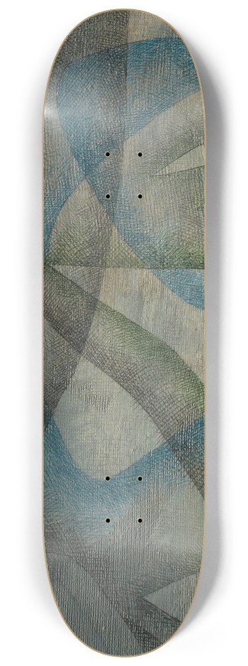 Paul Klee - Regentag 8.25 inch art skate deck