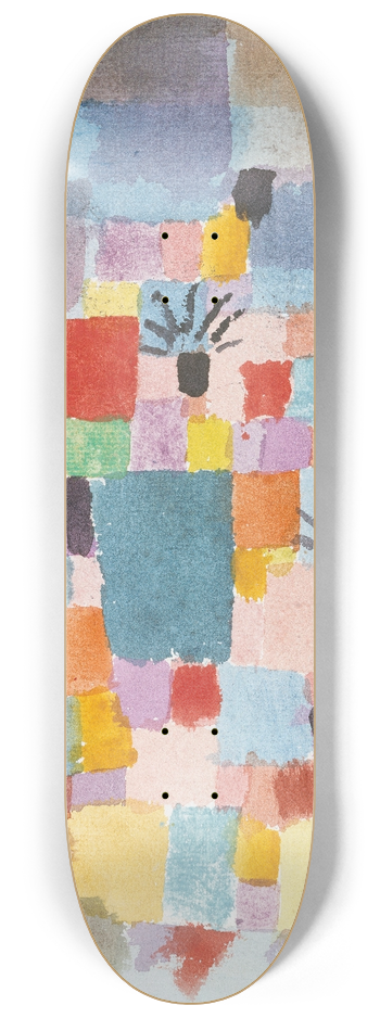 Paul Klee - Southern Gardens 8.25 inch art skate deck