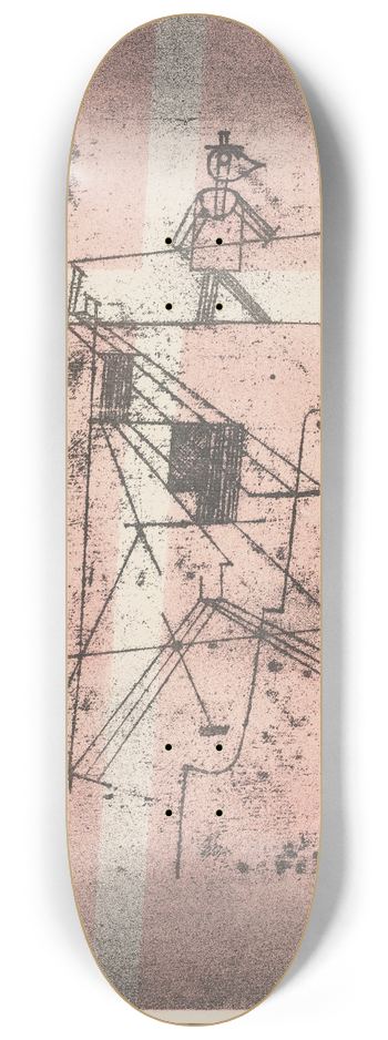 Paul Klee - Tightrope Walker 8.25 inch art skate deck