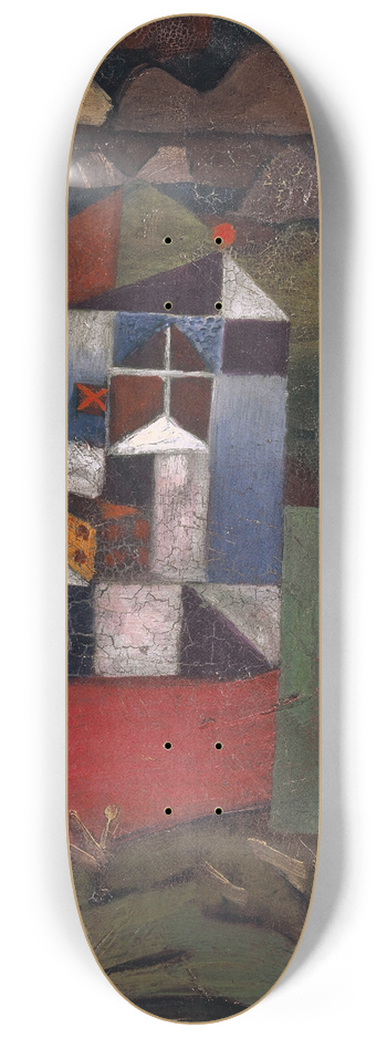 Paul Klee - Villa R 8.25 inch art skate deck