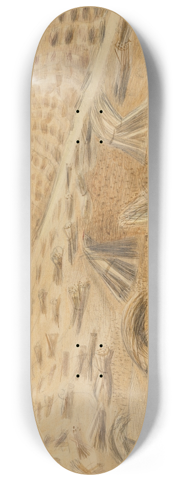 Paul Nash - Cornfield, Avebury 8.25 inch art skate deck