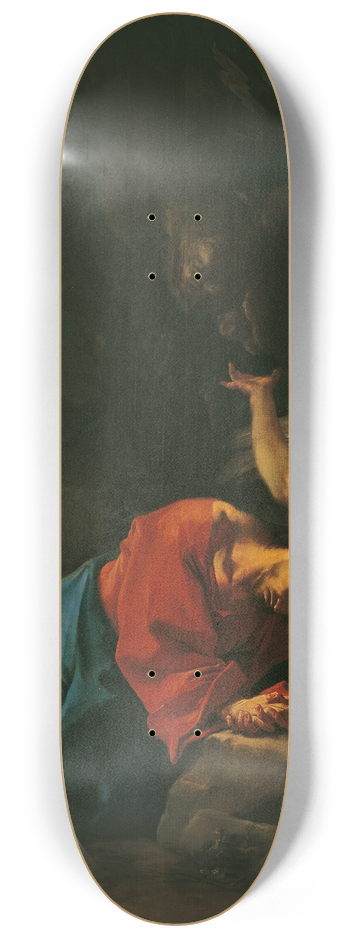 Paul Troger - Christus am lberg 8.25 inch art skate deck