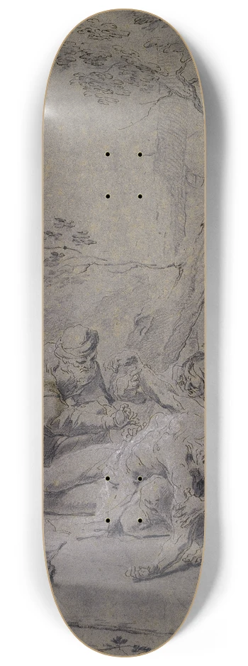Paul Troger - The Good Samaritan 8.25 inch art skate deck