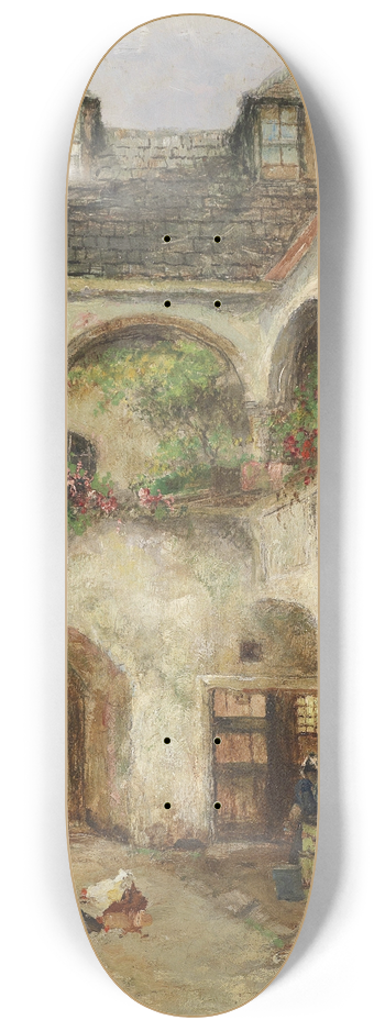 Paul Unbereit - Teisenhoferhof in Weissenkirchen 8.25 inch art skate deck