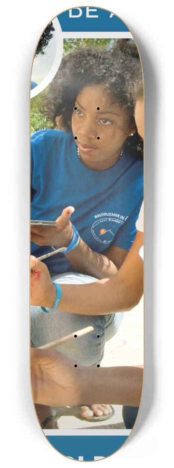 Peace Corps - World Aids Day 2007 IAP Version 8.25 inch art skate deck