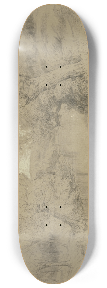 Peter Burnitz - Flulandschaft bei Erfelden 8.25 inch art skate deck
