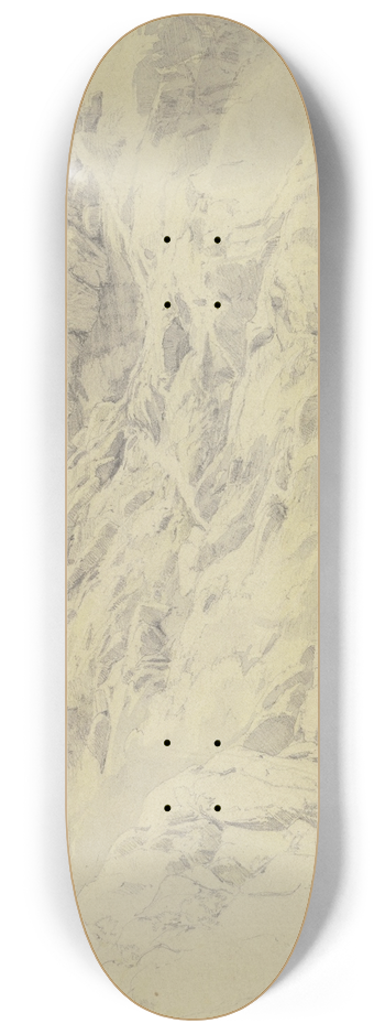 Peter Burnitz - Rocky landscape near Toledo 8.25 inch art skate deck