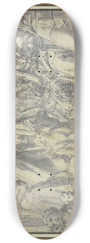 Peter Candid - Otto von Wittelsbach hlt Gericht 8.25 inch art skate deck