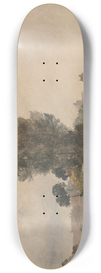 Peter DeWint - Windsor from below the Locks 8.25 inch art skate deck