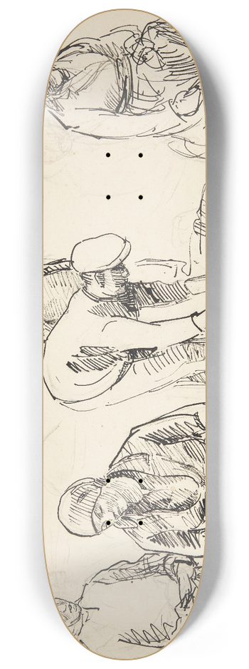 Peter Hansen - Roeoptagere Studieblad 8.25 inch art skate deck