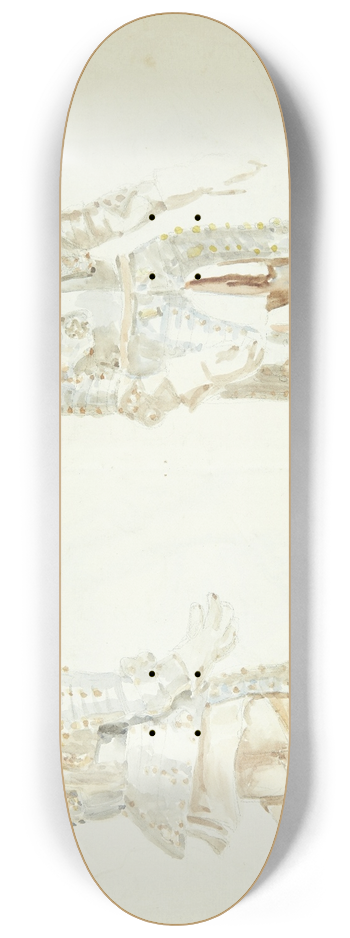 Peter Hansen - Studier af rustninger 8.25 inch art skate deck