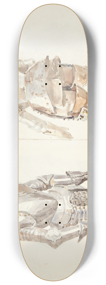 Peter Hansen - Studier af rustninger 8.25 inch art skate deck