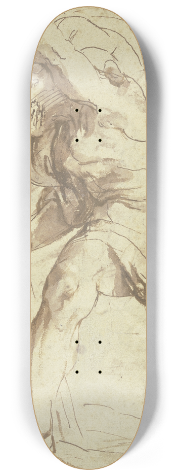 Peter Paul Rubens - Saint Christopher 8.25 inch art skate deck