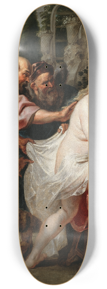 Peter Paul Rubens - Susanna and the Elders 8.25 inch art skate deck