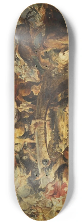 Peter Paul Rubens - The Amazon Battle 8.25 inch art skate deck