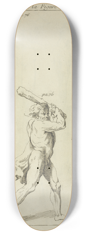 Peter Paul Rubens - Three studies of male figures 2 8.25 inch art skate deck