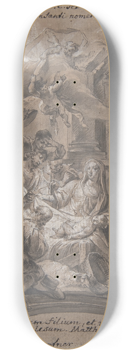Johann Wolfgang Baumgartner - Nativity 8.25 inch art skate deck
