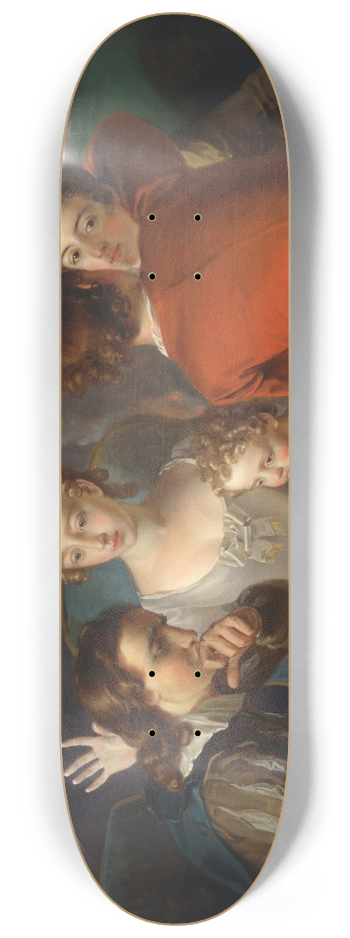 Philippe Mercier - The Sense of Touch 8.25 inch art skate deck