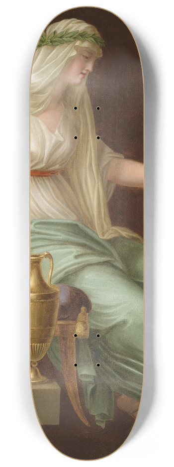 Philipp Friedrich Von Hetsch - Vestalin 8.25 inch art skate deck