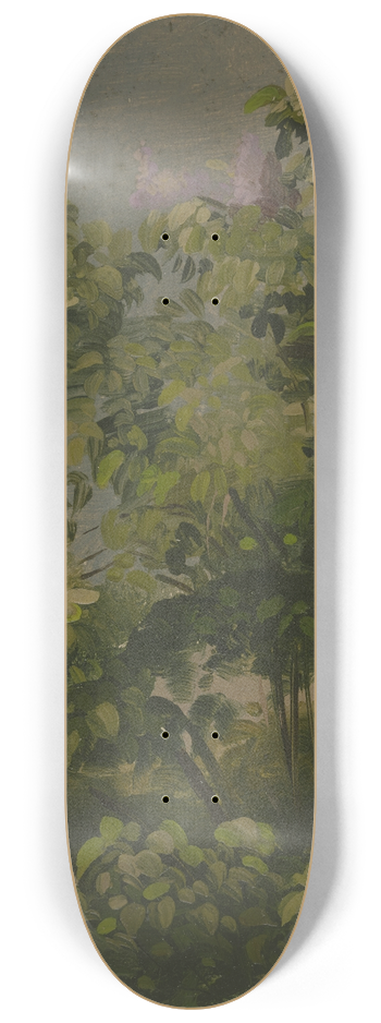 Philipp Rumpf - Blooming lilac bush 8.25 inch art skate deck