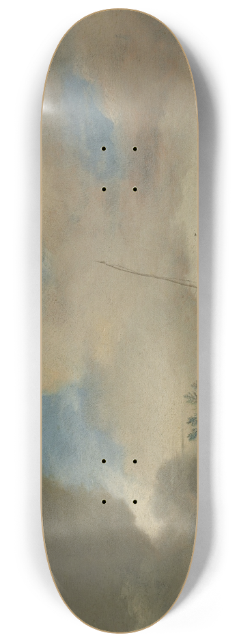 Philips Wouwerman - Dune Landscape with a Signal Post 8.25 inch art skate deck