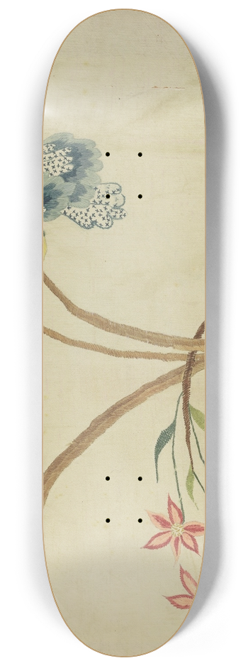 Phyllis Dorr - Crewel Embroidery 8.25 inch art skate deck