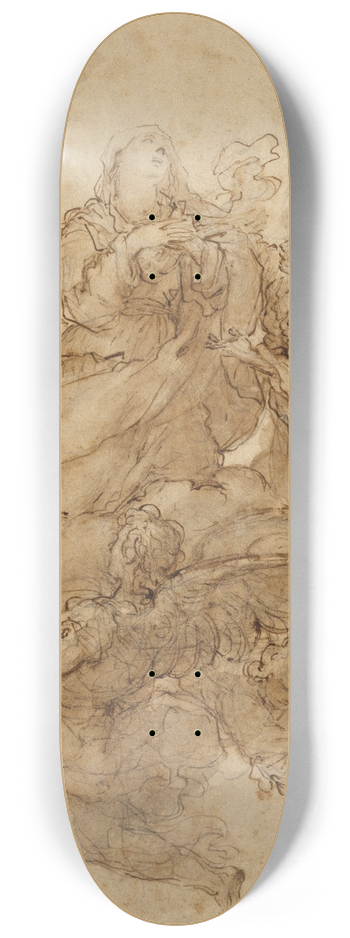 Pier Francesco Cittadini - The Assumption of the Virgin 8.25 inch art skate deck