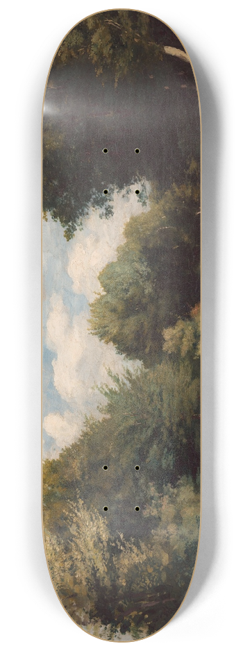 Pierre-Auguste Renoir - Clearing in the Woods 8.25 inch art skate deck