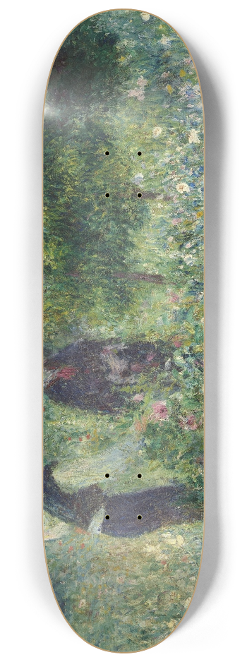 Pierre-Auguste Renoir - Picking Flowers 8.25 inch art skate deck