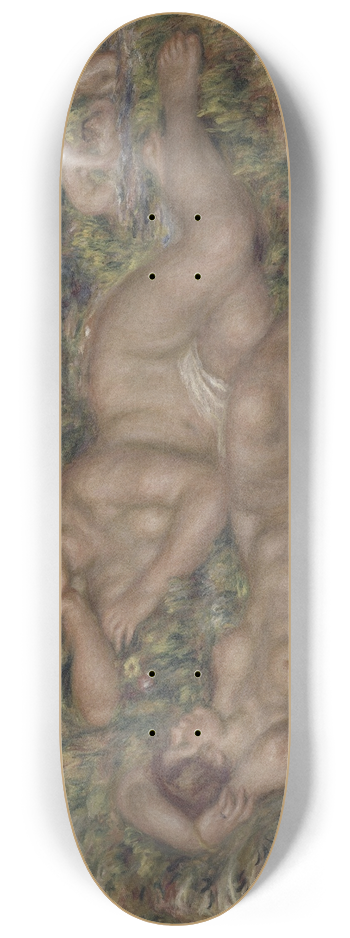Pierre-Auguste Renoir - The Bathers 8.25 inch art skate deck