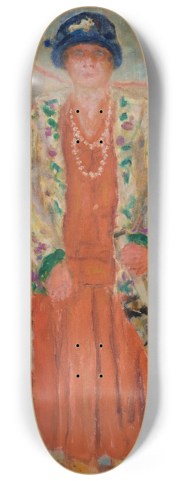 Pierre Bonnard - La robe rouge 8.25 inch art skate deck