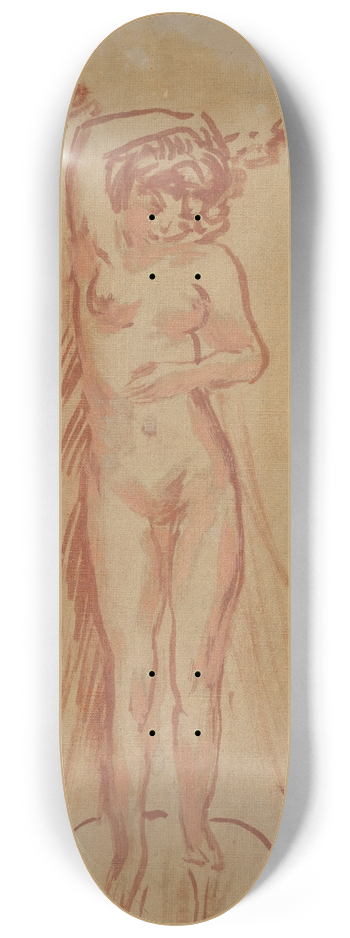 Pierre Bonnard - Nu de face 8.25 inch art skate deck