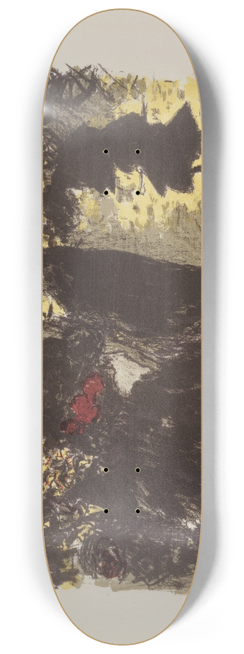 Pierre Bonnard - Place le Soir 8.25 inch art skate deck