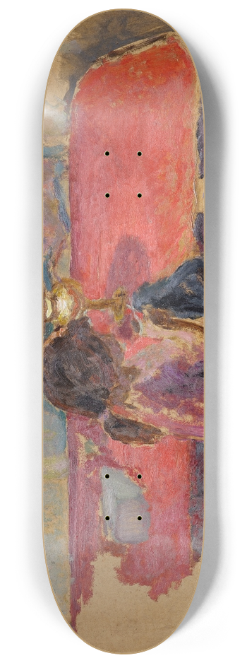 Pierre Bonnard - Woman with a Lamp 8.25 inch art skate deck