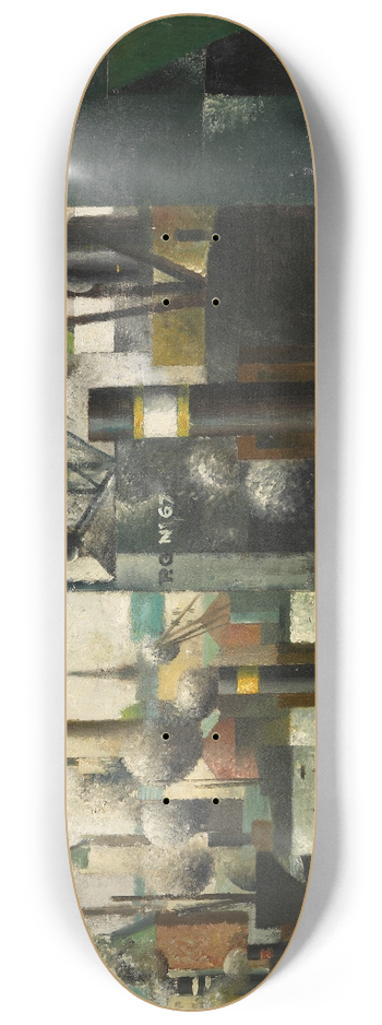 Pierre Hod - Dans le port de Rouen 8.25 inch art skate deck