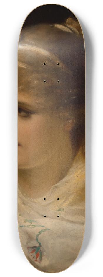 Pierre Olivier Joseph Coomans - A young beauty 8.25 inch art skate deck