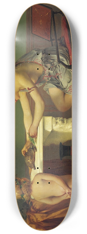 Pierre Olivier Joseph Coomans - Feeding The Turtle 8.25 inch art skate deck